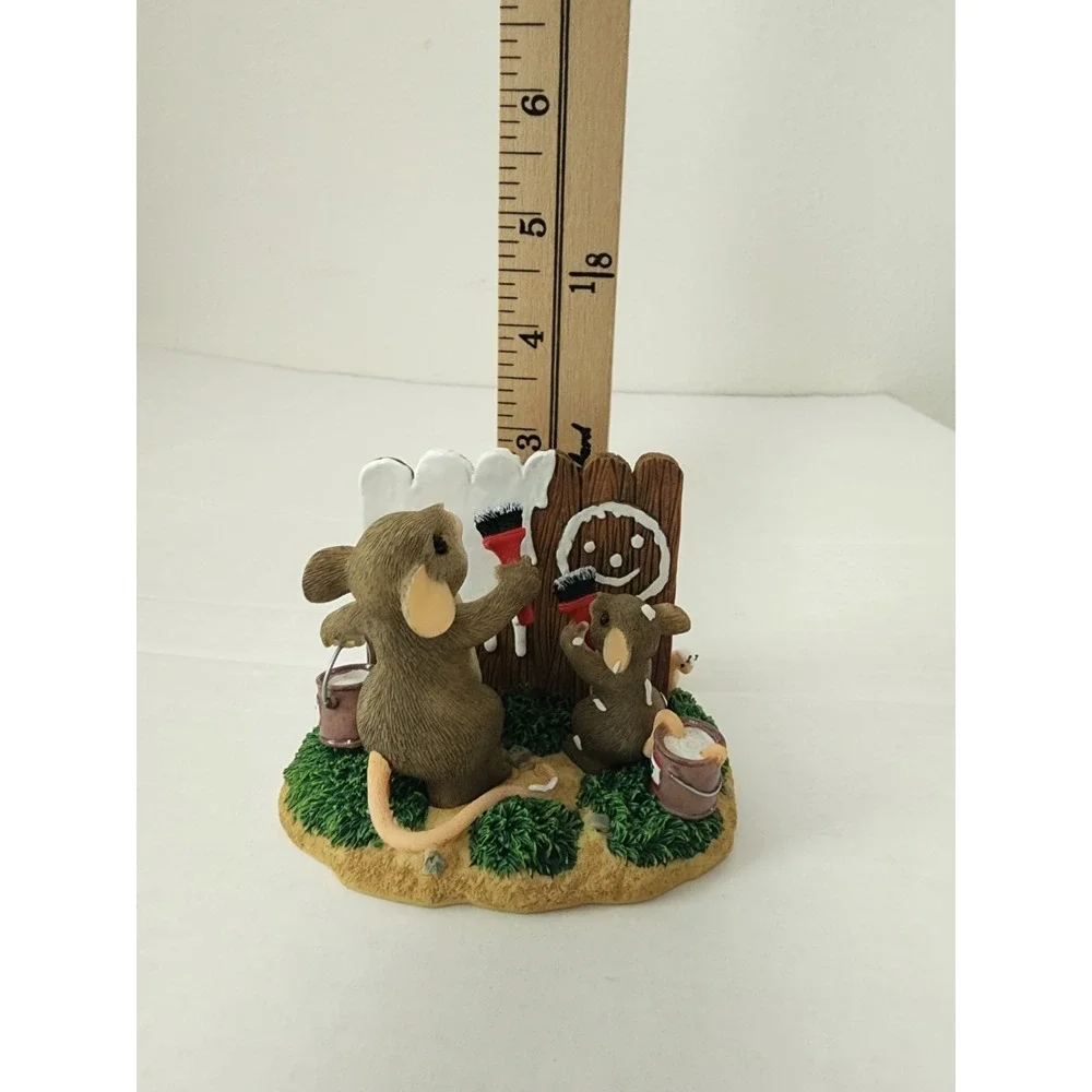 Vintage Charming Tails Daddy's Little Helper 89/376 Mouse Figurine Fitz & Floyd